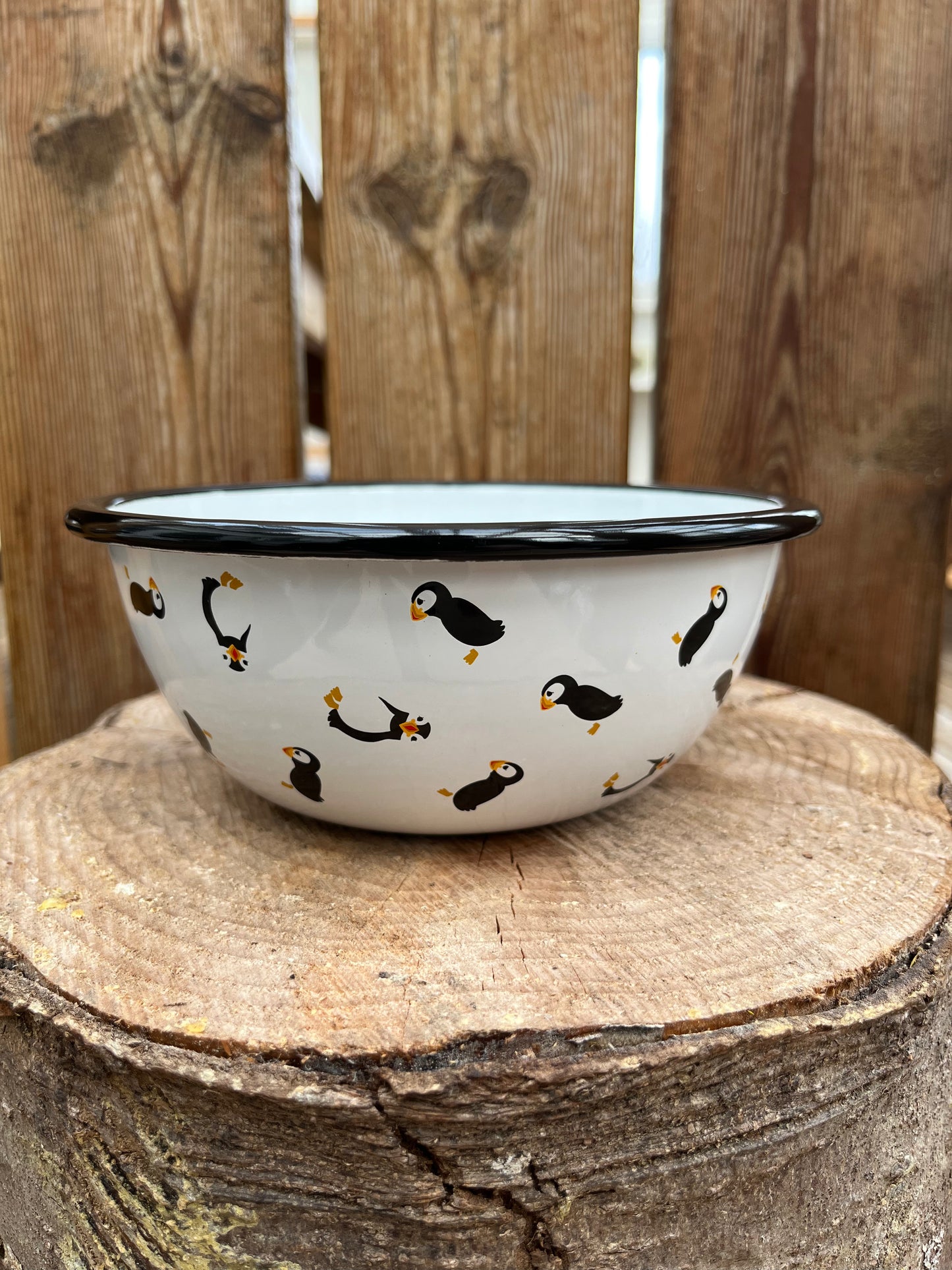 Puffin dots bowl