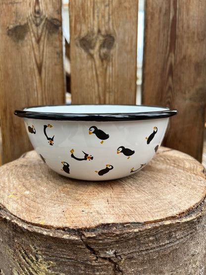 Puffin dots bowl