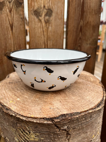 Puffin dots bowl