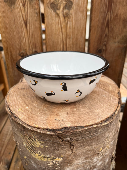 Puffin dots bowl